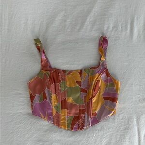 Floral Patchwork Tank Top